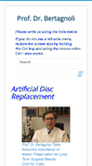 Mobile Screenshot of dr-bertagnoli.com