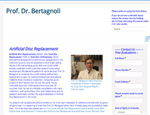 Tablet Screenshot of dr-bertagnoli.com